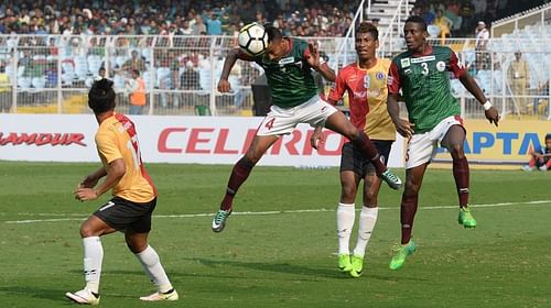 Kingshuk Debnath was solid at the back for the visitors (Photo: I-League)