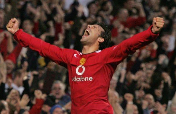 van Nistelrooy during his time at Manchester United