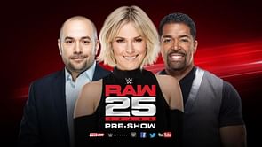 WWE News: Kick-off show announced for Raw 25