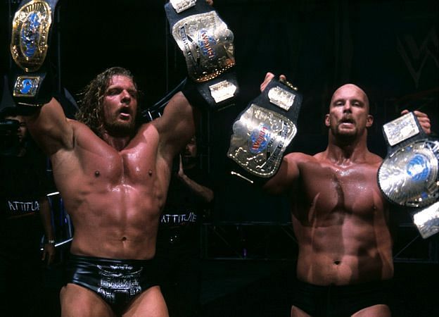 Stone Cold and Triple H were also part of a tag team called The Two Man Power Trip