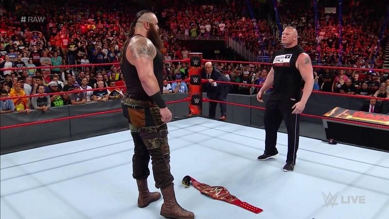 Is there legitimate heat between Brock and Braun?