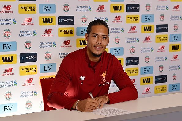 Virgil van Dijk signs for Liverpool