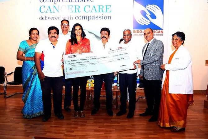 PV Sindhu donates Rs 25 lakh from Kaun Banega Crorepati winnings to Hyderabad cancer hospital