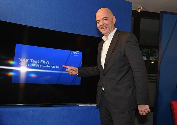 FIFA First &#039;offline&#039; VAR test in Bari - Press Conference