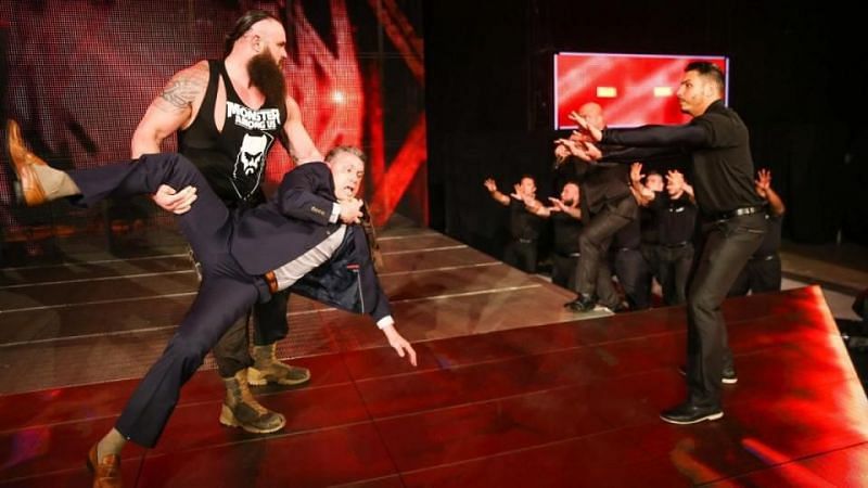 The Monster Among Men attacking Michael Cole
