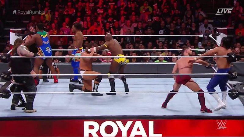 All of the unannounced entrants in the Men&#039;s Royal Rumble Match
