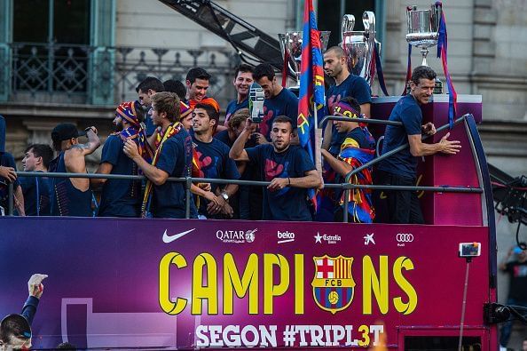 Barcelona Victory Parade