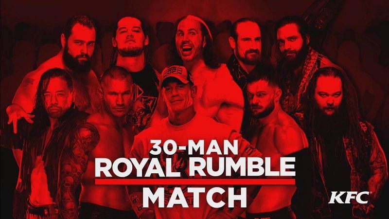 Men&#039;s Royal Rumble match updated poster