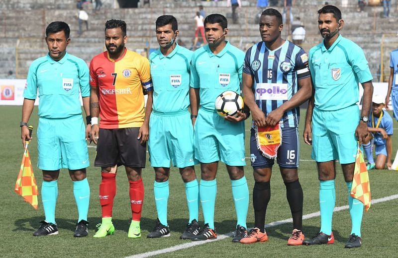 East Bengal took on league leaders Minerva Punjab