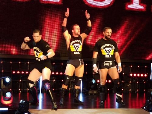 The Undisputed Era: Kyle O'Reilly, Adam Cole, and Bobby Fish