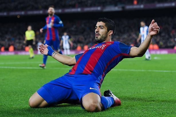 Suarez has been banging in goals at Barcelona