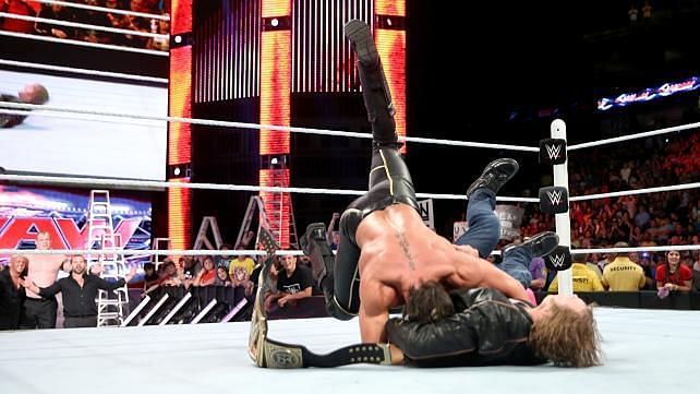 Dean Ambrose and Drew McIntyre share their DDT finishers 