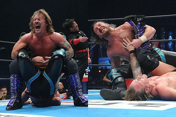 Kenny Omega and Chris Jericho wrestled each other to a brutal match at WK 12