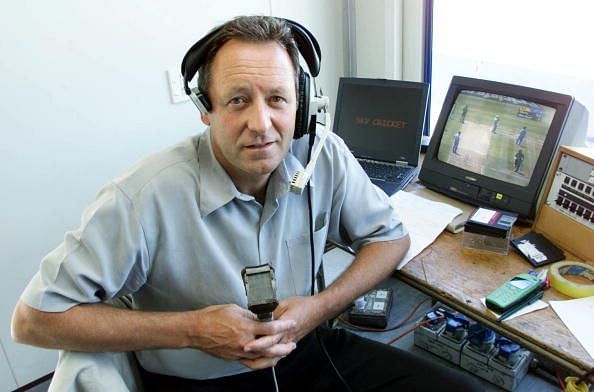 Cricket commentator Jeremy Coney at the Cricinfo W