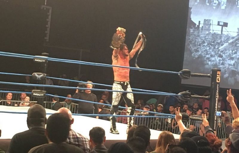 Matt Sydal at Impact Wrestling tapings on the 12th January - Photo Credit: TheRogueFan