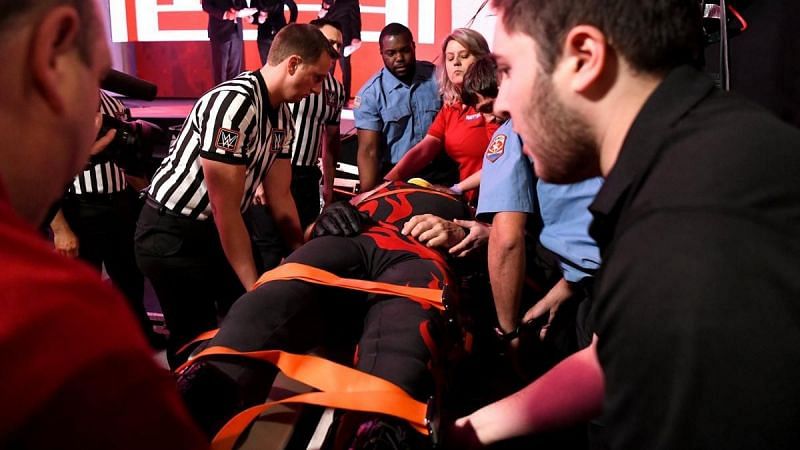 Kane was destroyed by Braun Strowman in the Last Man Standing match
