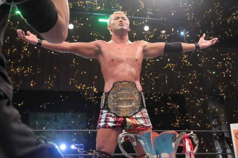 image via cagesideseats.com Okada once ruled the ring in 2017.