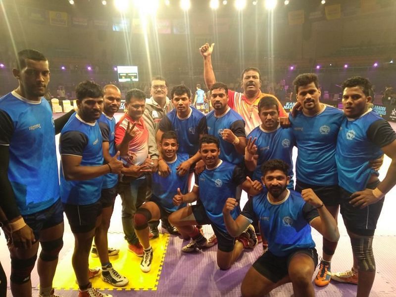 Maharashtra emerged the winners of the Senior National Kabaddi Championships with an exciting win over Services in the finals