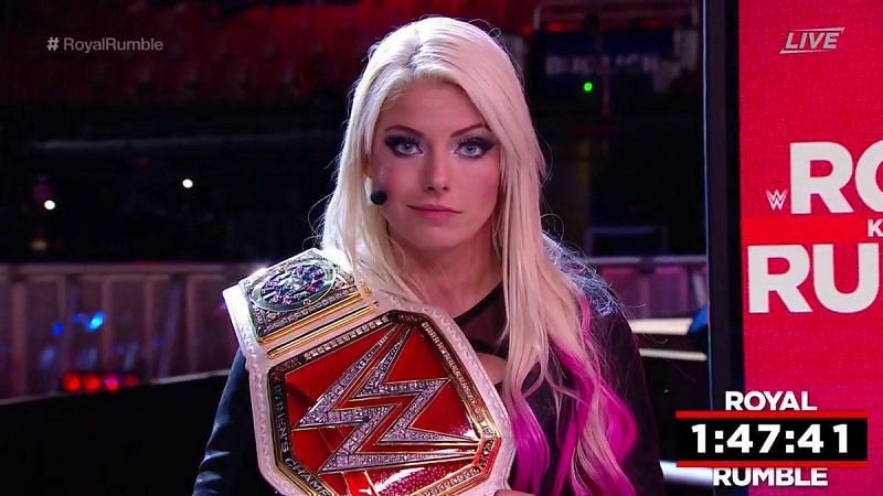 Alexa Bliss finds out Superstars from SmackDown Live could win the Rumble and challenger her at &#039;Mania