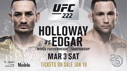 UFC 222 Holloway vs. Edgar