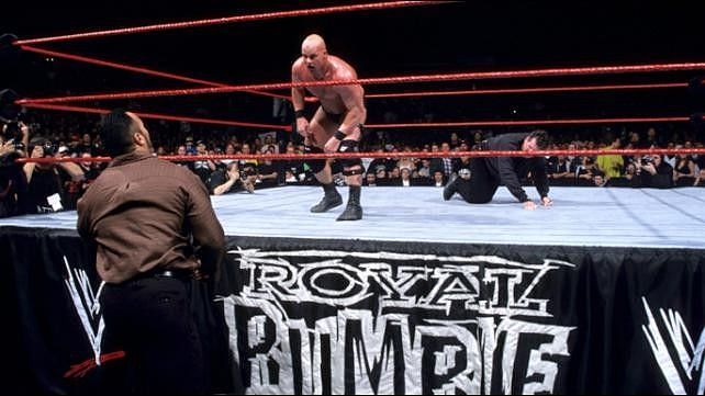 The Rock allowing Vince McMahon to win the Rumble