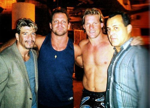 Leave the Memories Alone, Don&#039;t Change A Thing (from left to right: Eddie Guerrero, Chris Benoit, Chris Jericho and Dean Malenko)