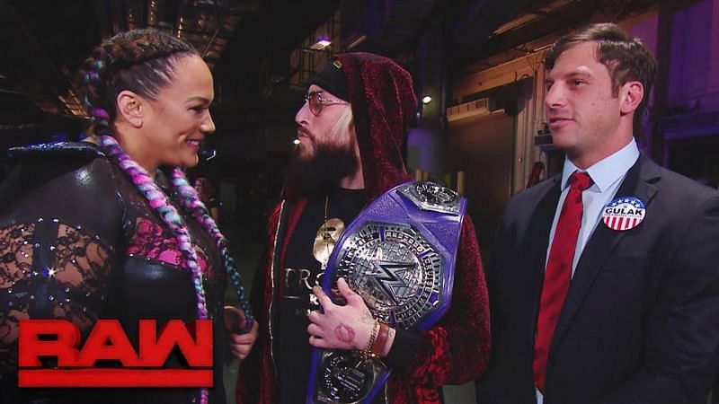 Enzo Amore (Center) sits atop the WWE Cruiserweight Division and isn&#039;t likely to defend his belt until the Royal Rumble