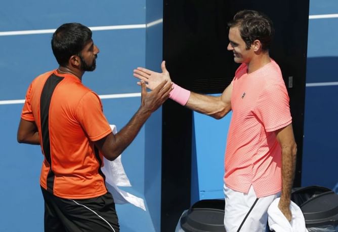 Australian Open 2018: Rohan Bopanna and Roger Federer practice together; watch video