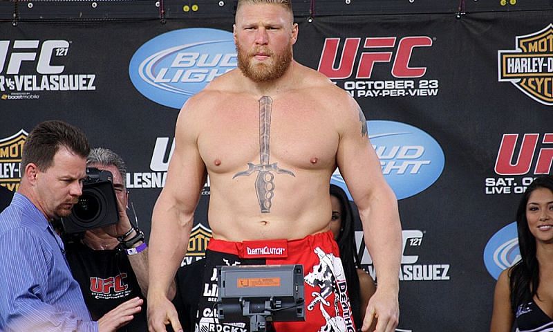 Brock Lesnar in the UFC