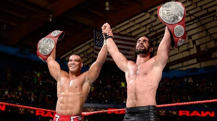 Seth Rollins and Jason Jordan teamed up with Roman Reigns on the night