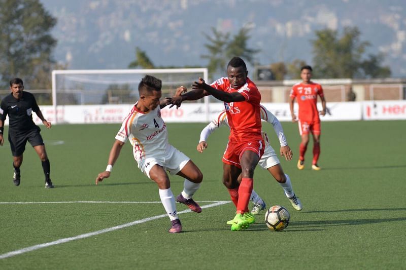 Aizawl started the game well, but could not capitalise on it.