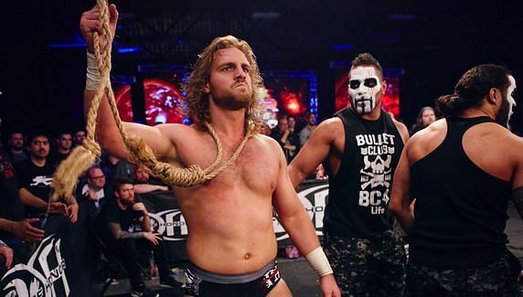 Hangman Page as part of the Bullet Club 