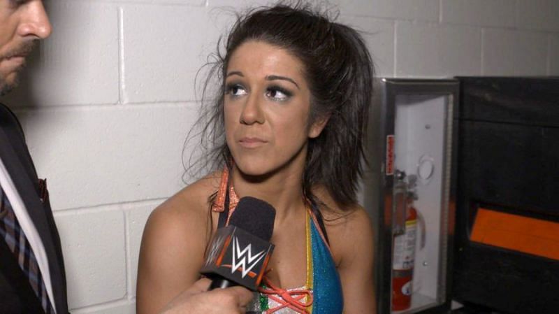 Things are not currently looking good for Bayley