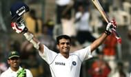 Sourav Ganguly celebrating his 200 vs Pakistan