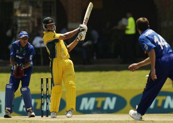 Andrew Symonds of Australia in action