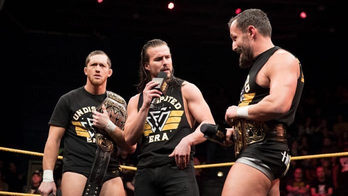 The Undisputed Era also hold the NXT Tag Team Titles