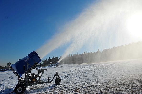 Artificial snow machines have also not been of much help in India.