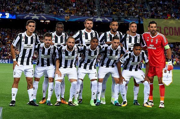 Juventus most players internationals