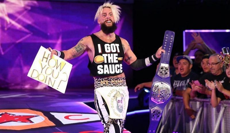 Enzo Amore is the current Cruiserweight Champion