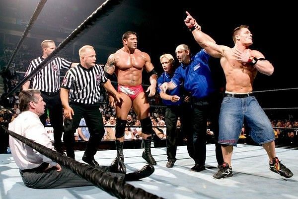 John Cena Batista Royal Rumble 2005