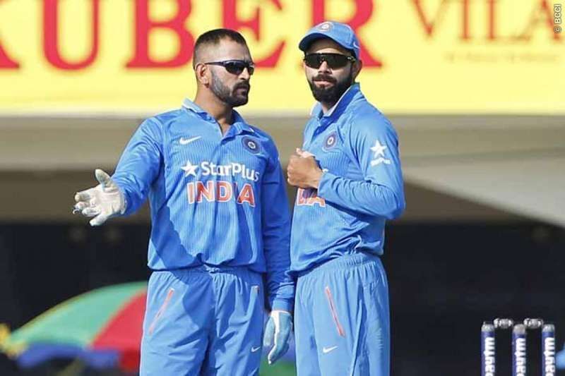 MS Dhoni and Virat Kohli