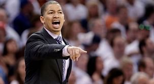 Cavaliers' coach Tyronn Lue starts practice with film session to discuss defense