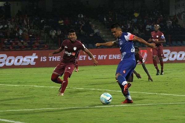 Sunil Chhetri goal Bengaluru FC 2-1 NorthEast United