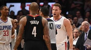 Report: James Harden, Chris Paul confront Clippers in lockerroom through secret door