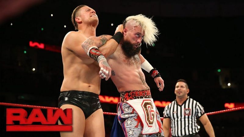 Is the Miz heading towards the top of the card?