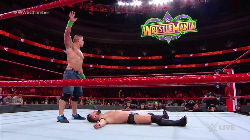 Super Cena struck again on RAW