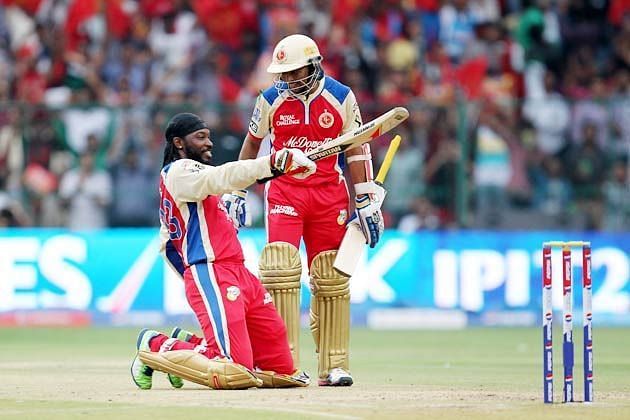 Enter captionGayle broke several T20 records during his sublime knock