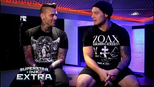 Corey Graves (Left) has a 'beef' with Big E