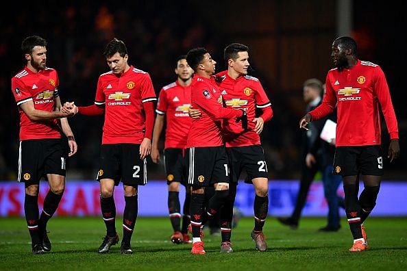 United secured their safe passage to the next round with a convincing win