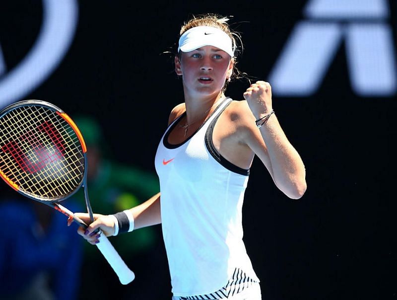 Australian Open 2018: 15-year-old Marta Kostyuk beats Martina Hingis ...